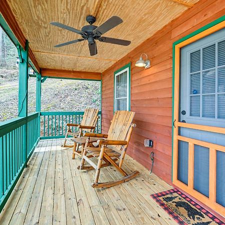 Whittier Smoky Mountain Cabin With Camping Area And Fire Pit! מראה חיצוני תמונה