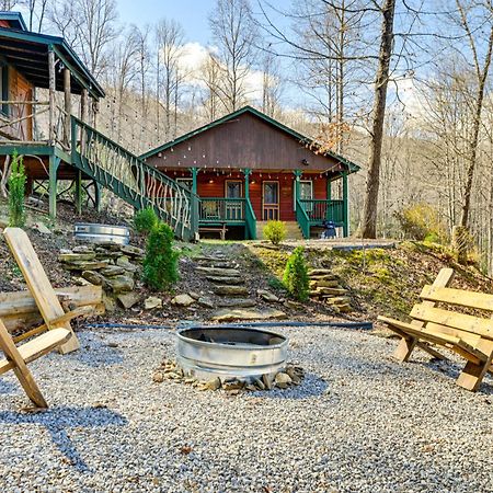 Whittier Smoky Mountain Cabin With Camping Area And Fire Pit! מראה חיצוני תמונה