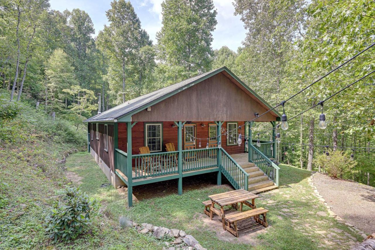 Whittier Smoky Mountain Cabin With Camping Area And Fire Pit! מראה חיצוני תמונה